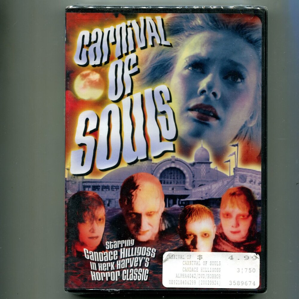 1962 Carnival of Souls B&W Movie DVD